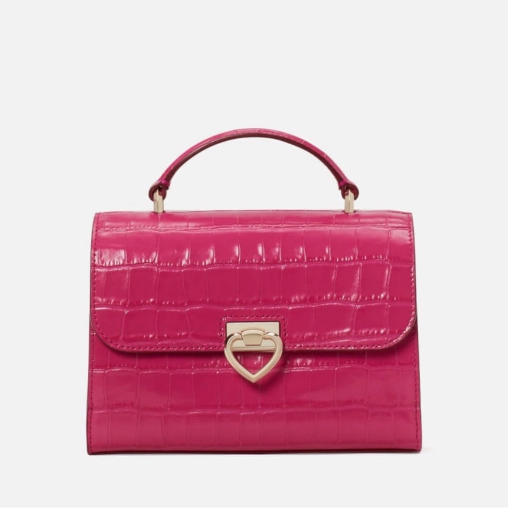 Kate Spade Purse in Pink crocodile